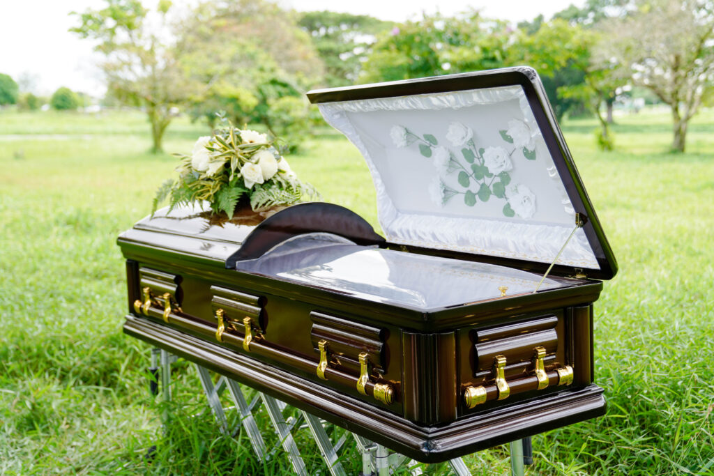 Serenity Casket FG (B) Half Glass Sideview