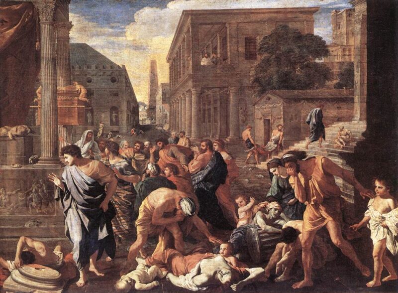 Death Renaissance Renaissance Plague Art Nicolas Poussin – Serenity Casket