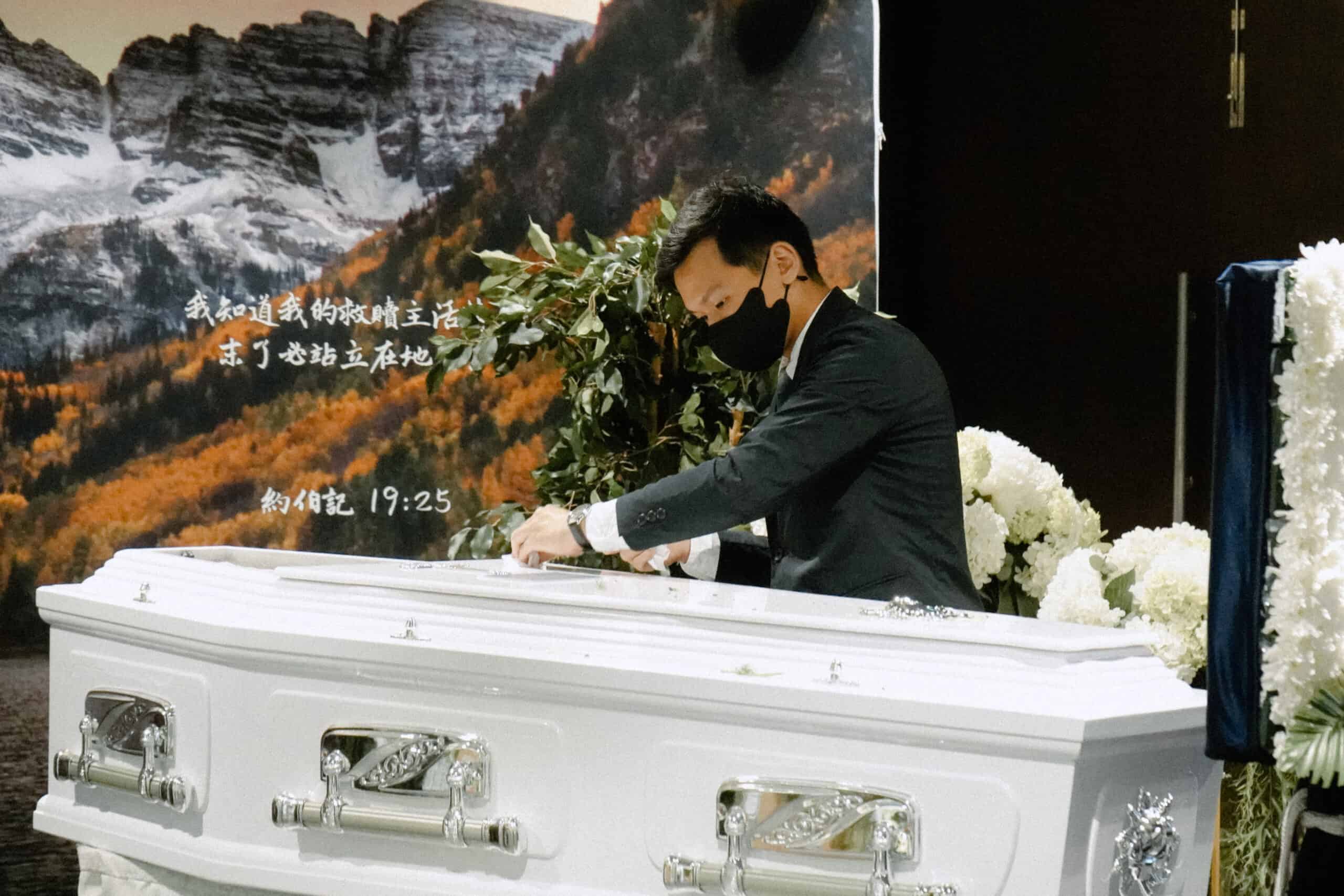 Unparalleled Support Serenity Casket staff checking on casket