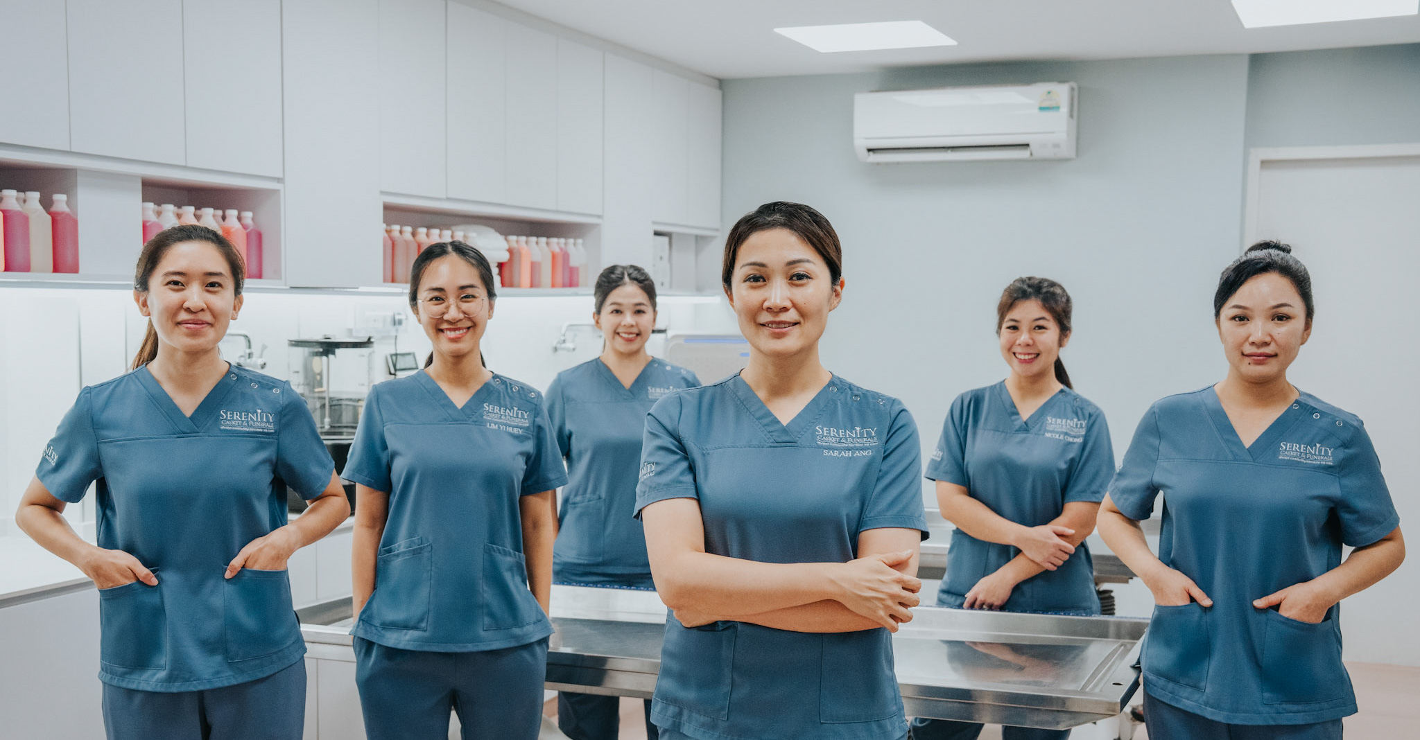 Group of Certified Female Embalmers Singapore Catholic & Christian Funerals